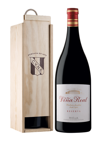 Viña Real Reserva - Wooden box with 5l bottle
