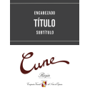 Cune Reserva Personalized Message - 3 bot 75cl