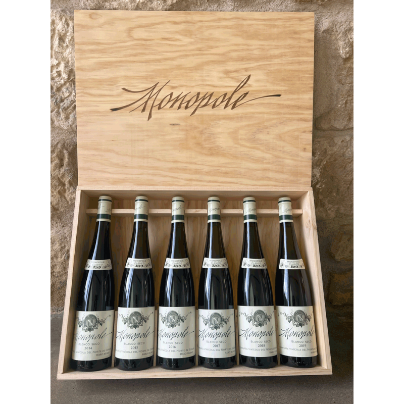 Pack Monopole Classic - Wooden box 6 bottles
