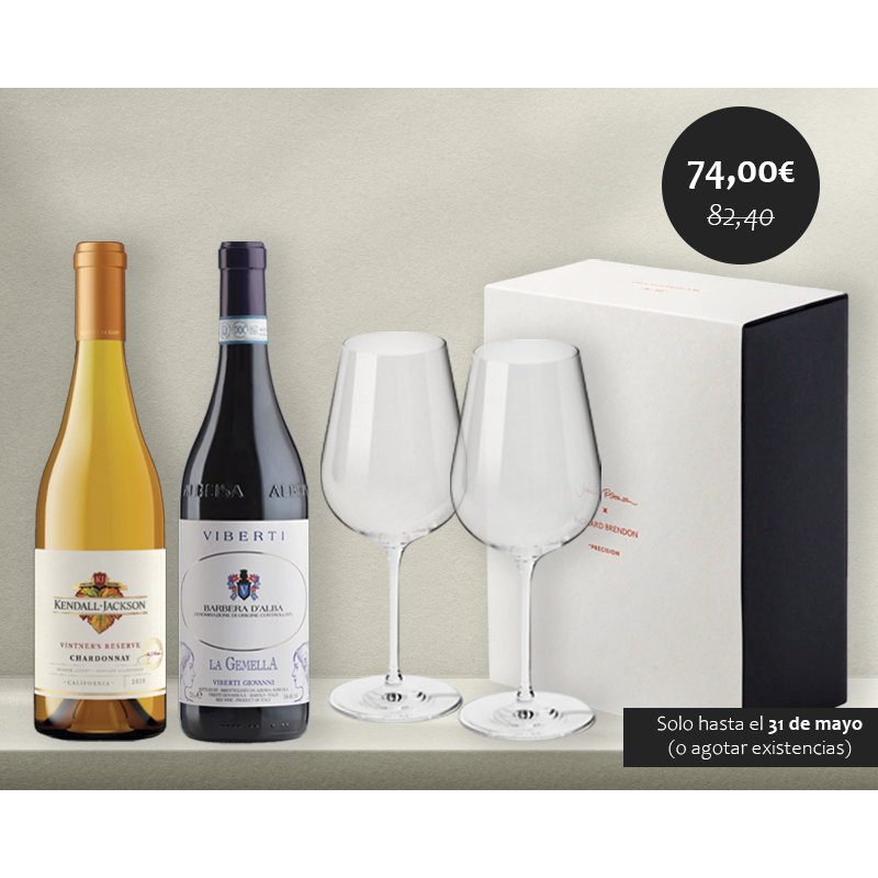 Pack único para regalar el Día de la Madre: Vinos y copas exclusivas