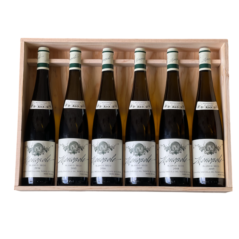 Pack Monopole Classic - Wooden box 6 bottles