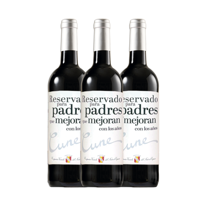 Cune Reserva father's day - Pack 3 botella 75cl