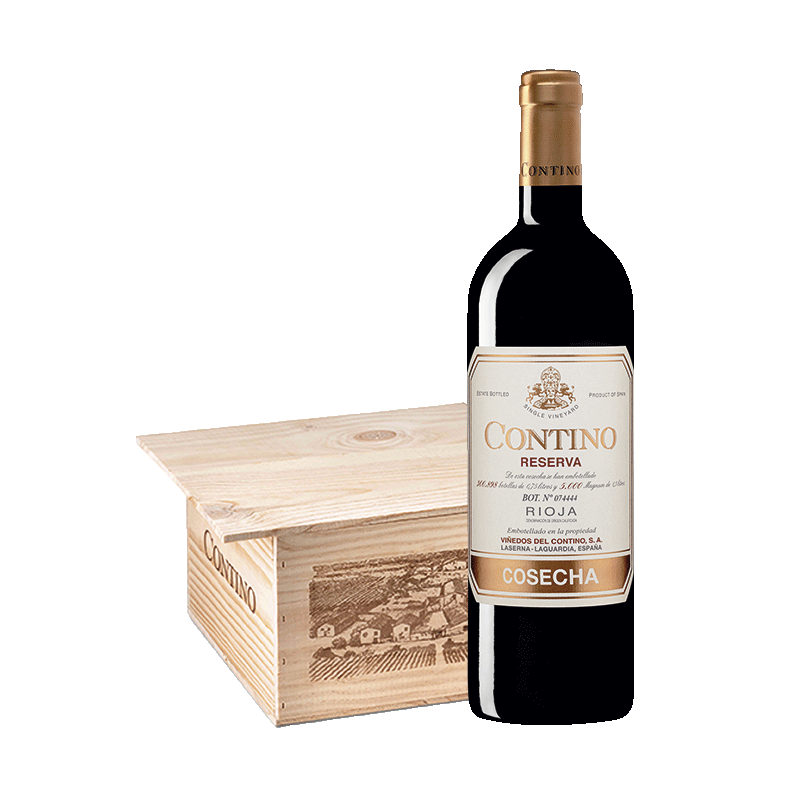 Contino Reserva - Wooden box with 6 bottles 75cl
