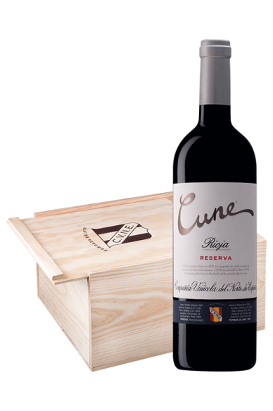 Cune Reserva - Wooden box with 6 bottles 75cl