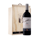 Wooden box with 3 bottles Cune Reserva