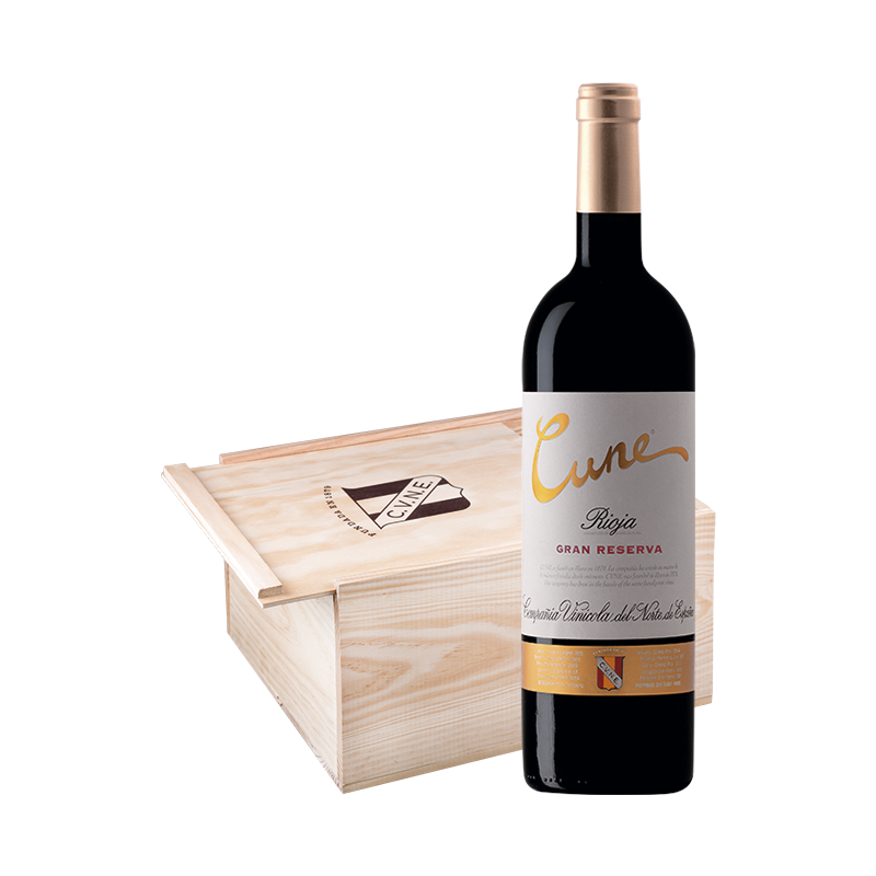 Cune Gran Reserva - Wooden box with 6 bottles 75cl