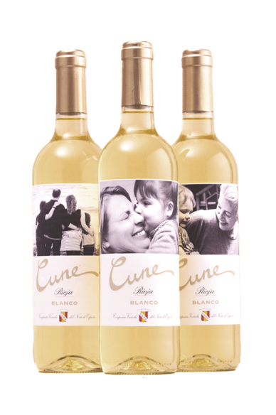 Pack 3 Botellas - Cune Blanco Personalizado