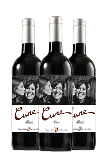 Pack 3 Botellas - Cune Blanco Personalizado