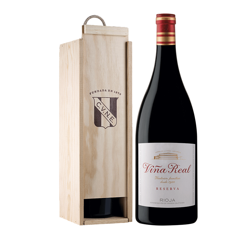 Viña Real Reserva - Wooden box with 3l bottle