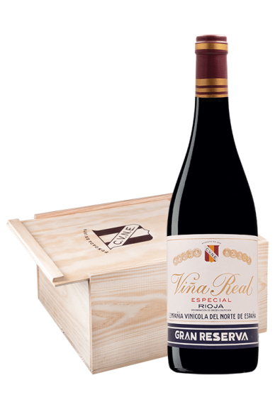 Viña Real Gran Reserva wooden box 6 bottles