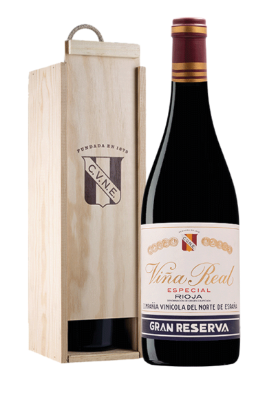 Viña Real Gran Reserva - Wooden box with 3l bottle
