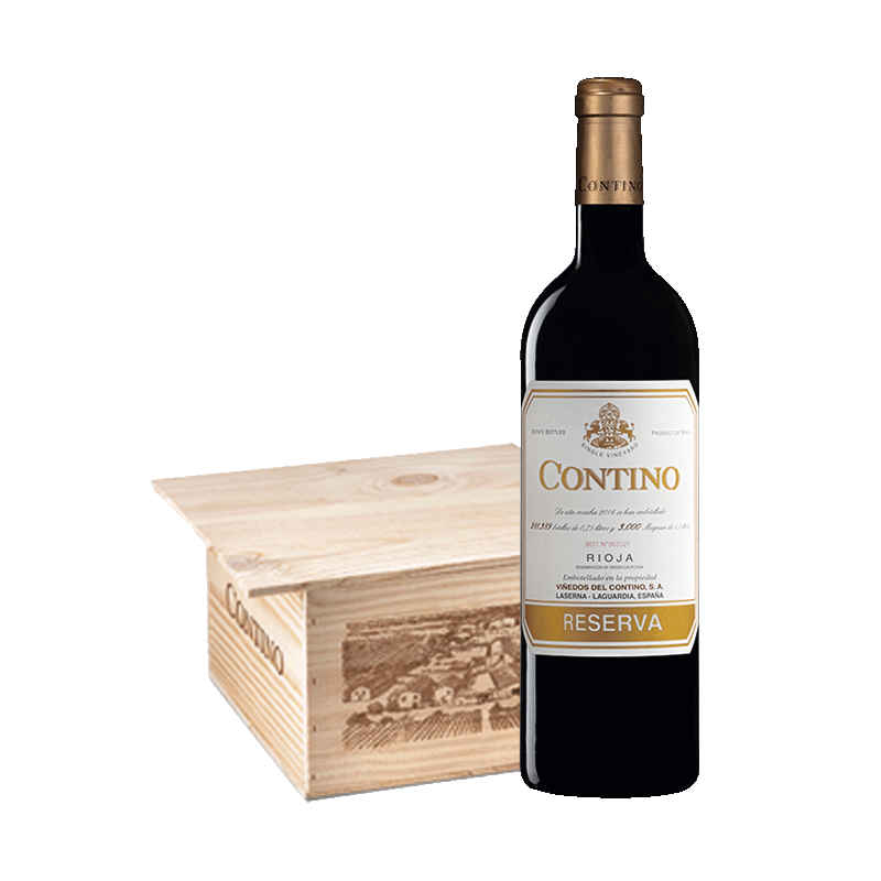 Contino Reserva - Caja madera con 6 botellas 75cl