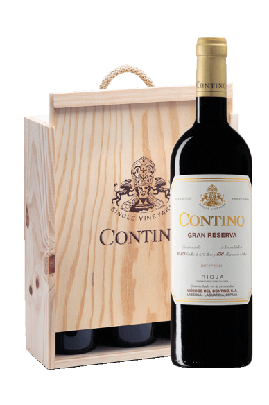 Contino Gran Reserva - Wooden box with 3 bottles 75cl