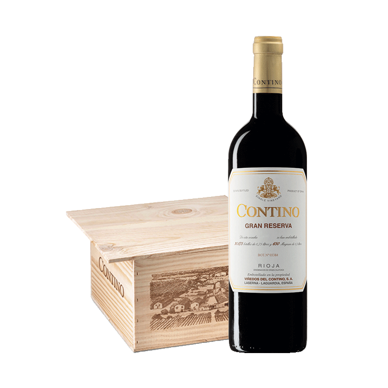 Contino Gran Reserva - Caja madera con 6 botellas 75cl