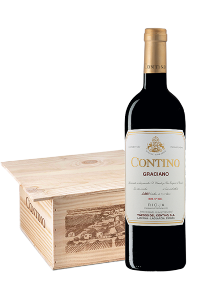 Contino Graciano - Caja madera con 6 botellas 75cl