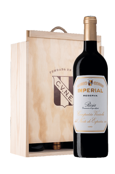 Imperial Reserva - Wooden box with 3 bottles 75cl